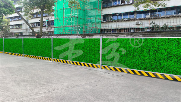 遂宁射洪市污水管道安装施工围挡 市政排水标准化围挡(图1) 遂宁射洪市污水管道安装施工围挡 市政排水标准化围挡(图1)
